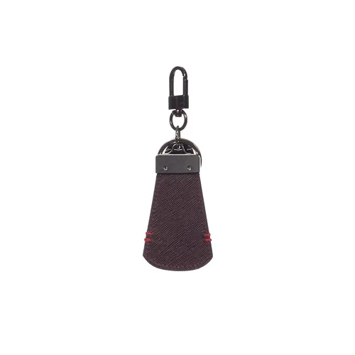 Leather Key Ring - Kiton - Modalova