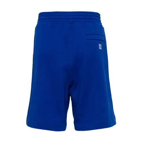 Wave Print Cotton Track Shorts - Givenchy - Modalova