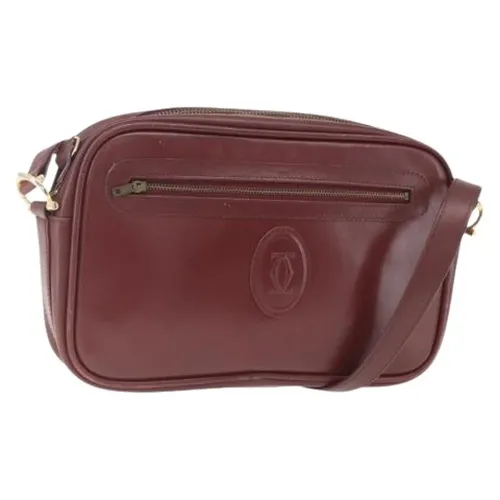 Pre-owned Leather Shoulder Bag - Cartier Vintage - Modalova