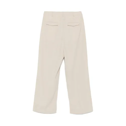 Beige Button-Front Pants with Pockets - Birgitte Herskind - Modalova