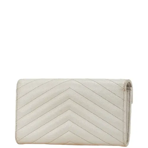 Pre-owned Leather Wallet - Yves Saint Laurent Vintage - Modalova