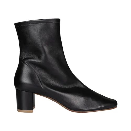 Black Leather Ankle Boots - By FAR - Modalova