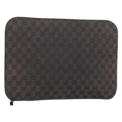 Pre-owned Vintage Canvas Clutch - Gucci Vintage - Modalova