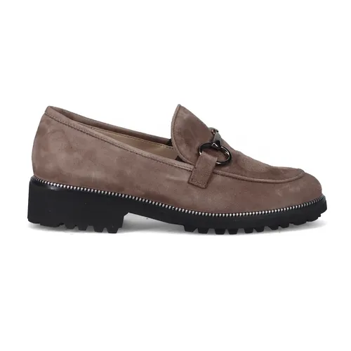 Refined Italian Suede Moccasin - Sangiorgio - Modalova