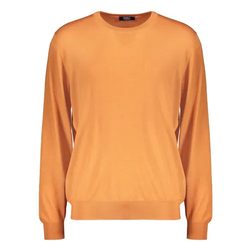 Crew Neck Sweater - Fedeli - Modalova