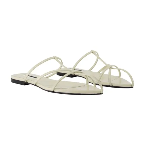 Pointed Toe Flat Sandal - Jil Sander - Modalova