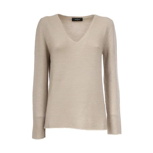 Wool Sweater with V-Neck - Gran Sasso - Modalova