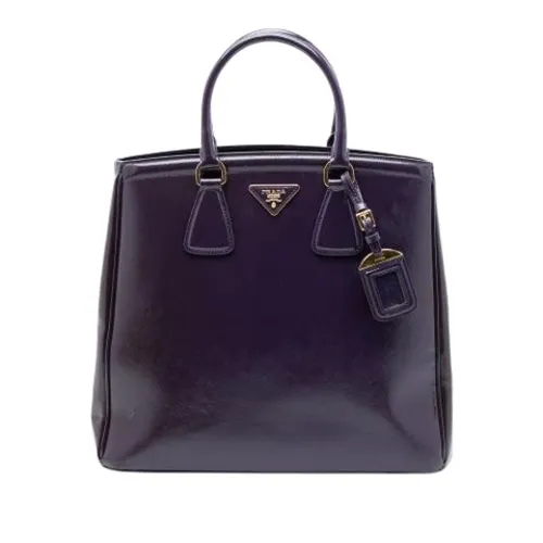 Pre-owned Leather Tote - Prada Vintage - Modalova