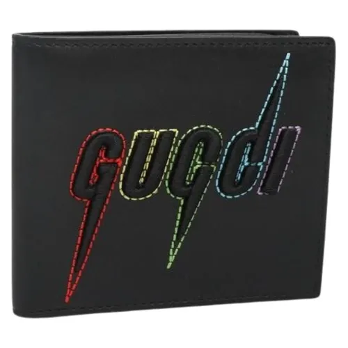 Pre-owned Leather Wallet - Gucci Vintage - Modalova