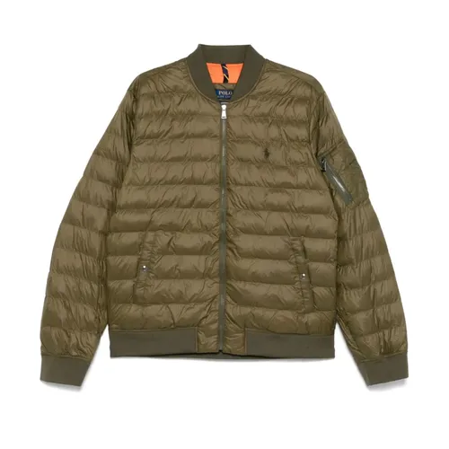 Olive Green Quilted Winter Jacket - Ralph Lauren - Modalova