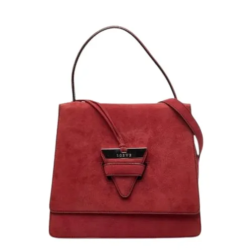 Pre-owned Barcelona Suede 2way Bag - Loewe Pre-owned - Modalova