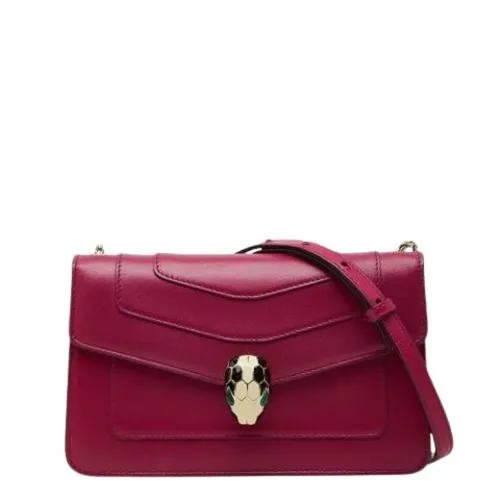 Pre-owned Leather Shoulder Bag - Bvlgari Vintage - Modalova