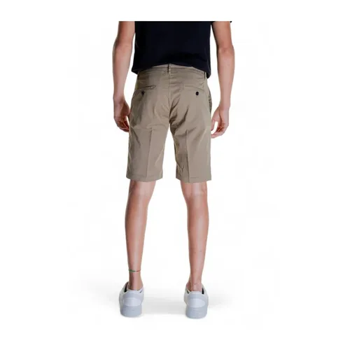 Beige Cotton Bermuda Shorts with Lycra - Antony Morato - Modalova