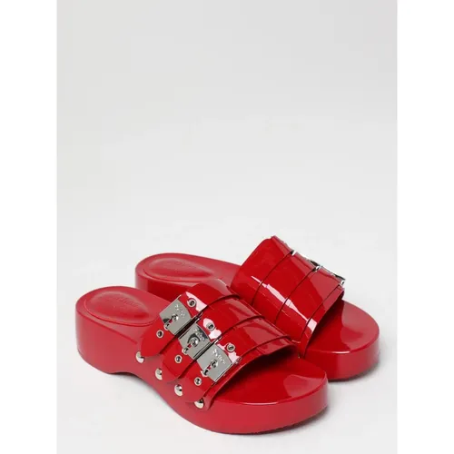 Heeled Platform Sandals - Philosophy di Lorenzo Serafini - Modalova