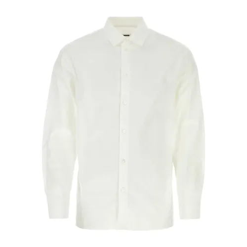 White Poplin Shirt - Jil Sander - Modalova