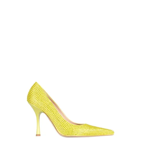 Rhinestone Leather Pumps - Liu Jo - Modalova