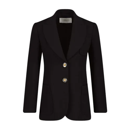 Silk Button Jewel Blazer - Giambattista Valli - Modalova