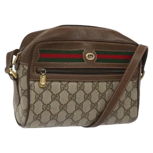 Pre-owned Vintage GG Canvas Shoulder Bag - Gucci Vintage - Modalova