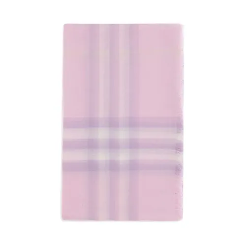Wool Check Wide Scarf - Burberry - Modalova