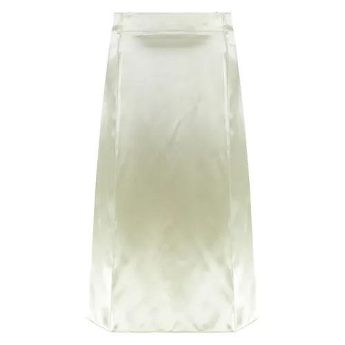 Satin Back Zip Closure Skirt - Bottega Veneta - Modalova