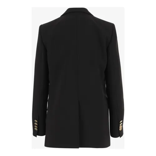 Double-Breasted Stretch Nylon Jacket - F.It - Modalova
