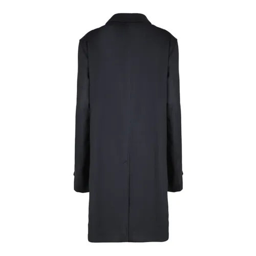 Luxurious Blue Cashmere Coat - Herno - Modalova