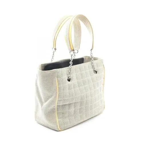 Pre-owned Vintage Canvas Tote Bag - Chanel Vintage - Modalova