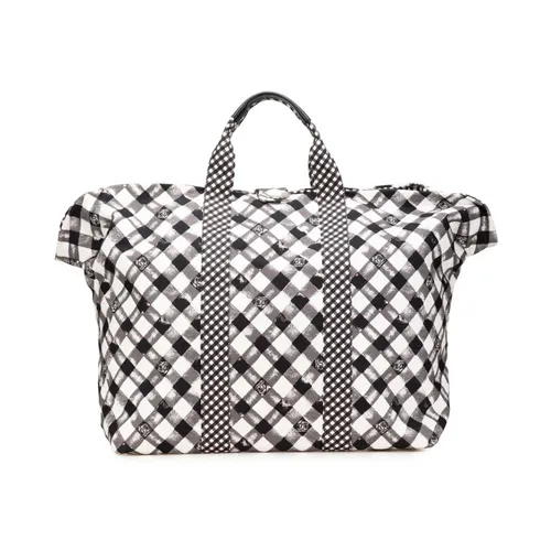 Pre-owned Gingham Check Tote Bag - Chanel Vintage - Modalova