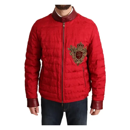Brocade Bomber Jacket - Dolce & Gabbana - Modalova