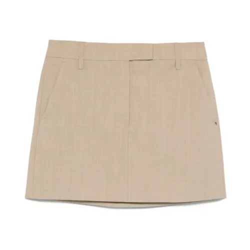 Wool Mini Skirt Straight Fit - Sportmax - Modalova