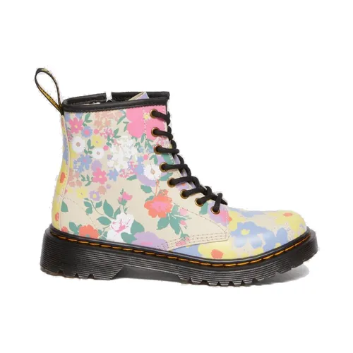 Mini Floral Print Boots - Dr. Martens - Modalova