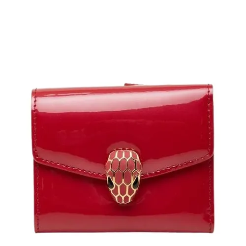 Pre-owned Leather Wallet - Bvlgari Vintage - Modalova
