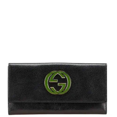 Pre-owned Leather Wallet - Gucci Vintage - Modalova