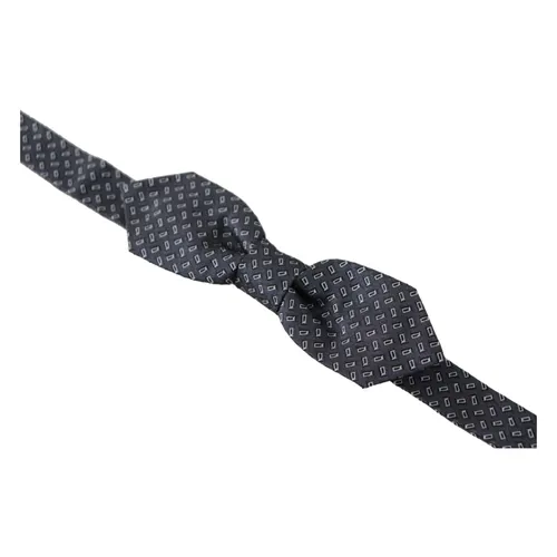 Elegant Polka Dot Silk Bow Tie - Dolce & Gabbana - Modalova