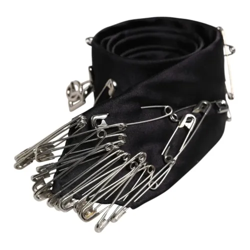 Safety Pins Silk Adjustable Necktie - Dolce & Gabbana - Modalova
