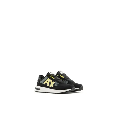 Sneakers with high sole and logo - Armani Exchange - Modalova