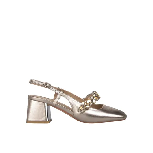 Slingback Shoe With Jewel Strap - Alma EN Pena - Modalova