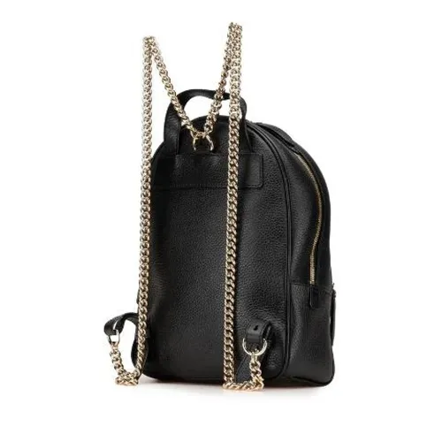 Pre-owned Leather Backpack - Gucci Vintage - Modalova