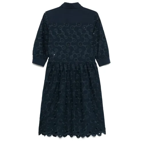 Abito Midi Blu Navy Ricamato - D.Exterior - Modalova