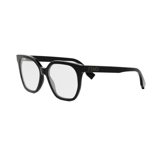 Geometric Optical Frame with Writings - Fendi - Modalova