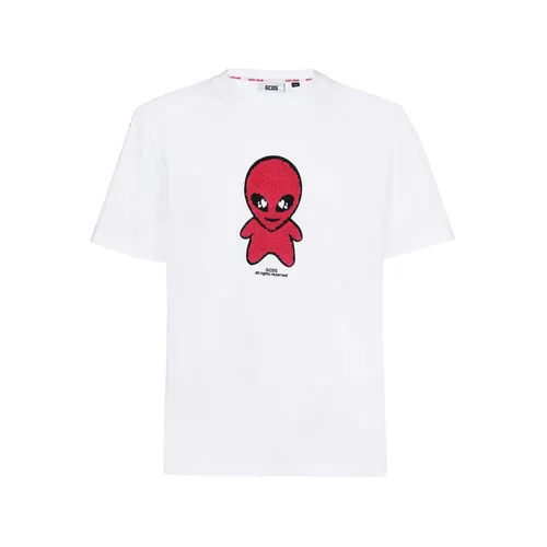 Ribbed Cotton T-shirt - Gcds - Modalova
