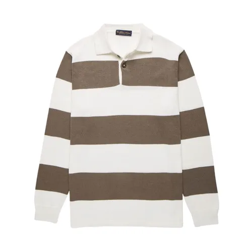 Striped Cotton Polo Shirt - Brooks Brothers - Modalova