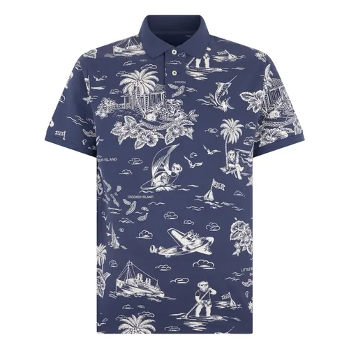 Cotton Polo with Print - Polo Ralph Lauren - Modalova