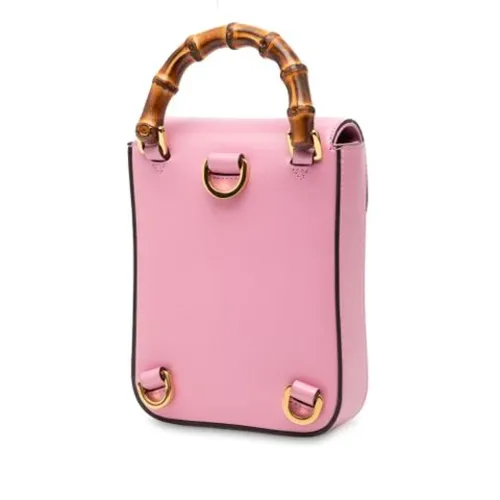 Pre-owned Leather Mini Bag - Gucci Vintage - Modalova