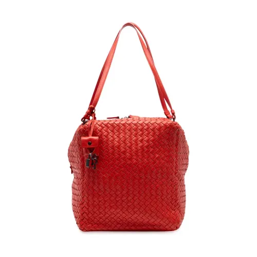 Pre-owned Woven Leather Shoulder Bag - Bottega Veneta Vintage - Modalova