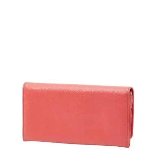 Pre-owned Leather Wallet - Bvlgari Vintage - Modalova