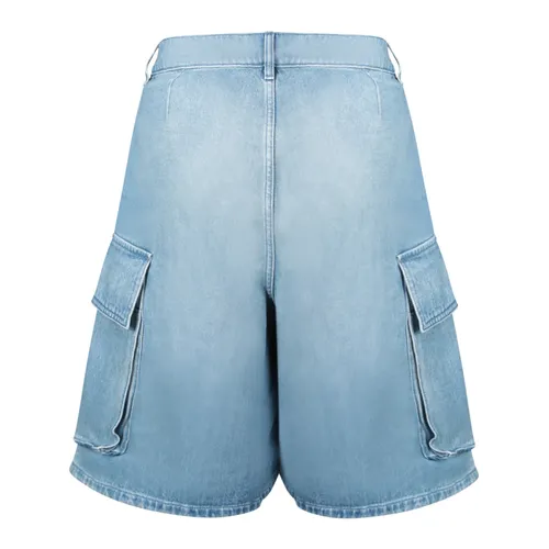 Blue Bermuda Shorts Stylish Cargo Pockets - JW Anderson - Modalova