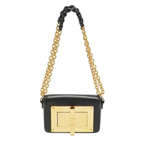 Pre-owned Leather Mini Shoulder Bag - Tom Ford Pre-owned - Modalova