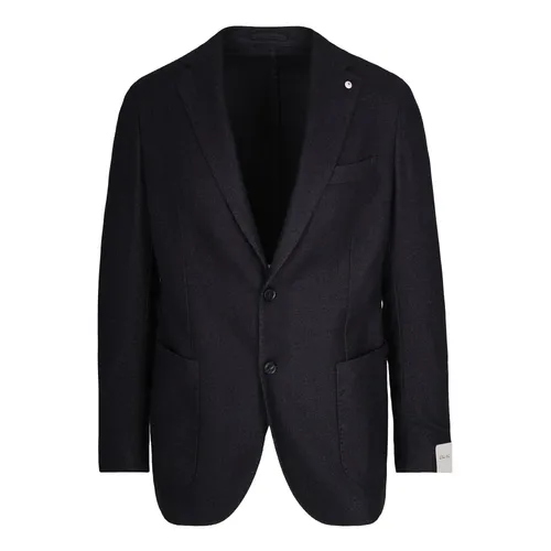 Grey Wool Cashmere Blend Jacket - Lubiam - Modalova