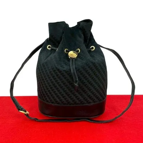 Pre-owned Canvas Bucket Bag - Gucci Vintage - Modalova